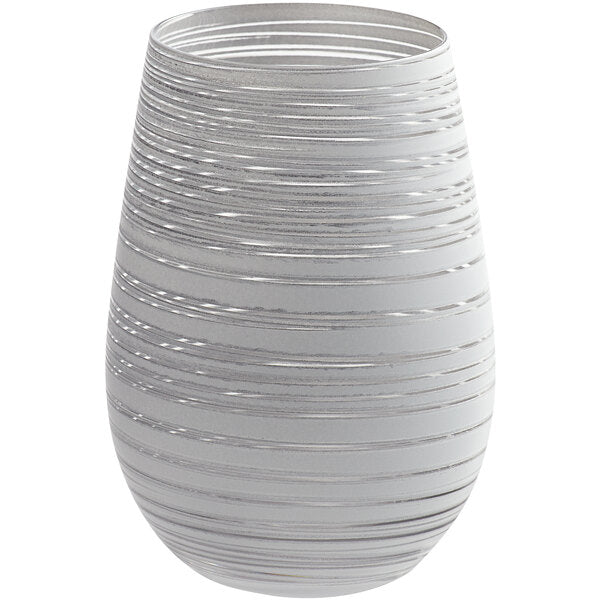 White-Silver Twister tumbler 465 ml - Set 6 PZ - Stolzle